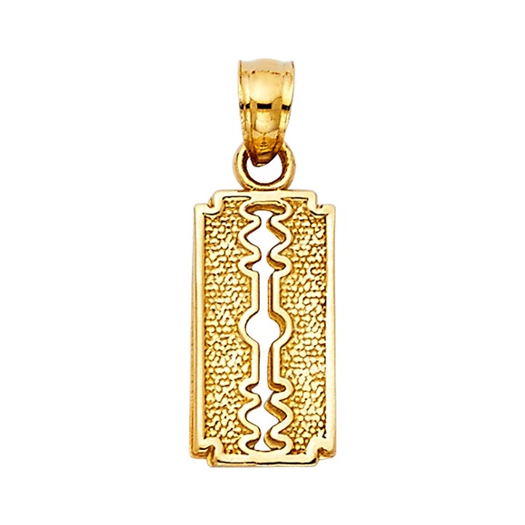 14K Yellow gold  Keyhole Pendant - Picture 1 of 4
